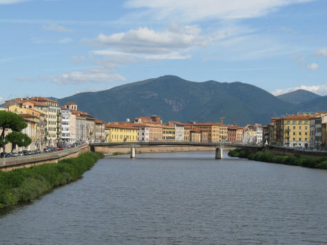 Mountains in Tuscany Italy